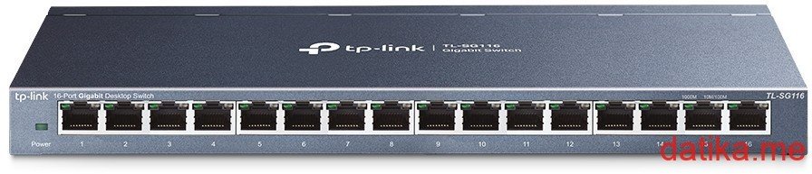 TP-Link TL-SG116 16-Port Gigabit Desktop Switch