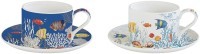 EASY LIFE SET DVIJE SOLJE 240ml GEOMETRIC BLUE