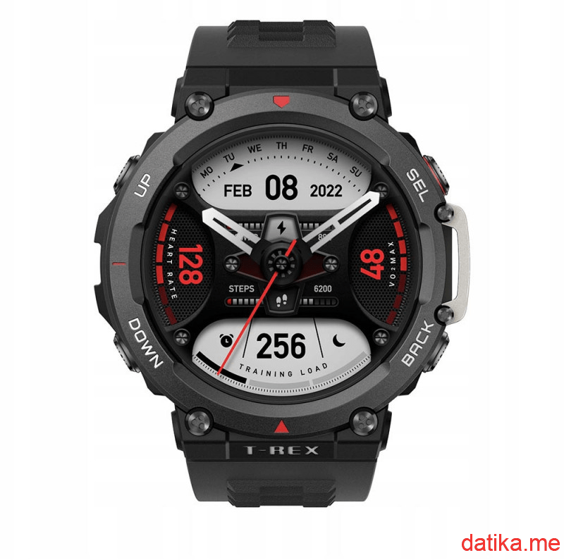 Amazfit W2170OV6N T-Rex 2 Smartwatch Ember Black