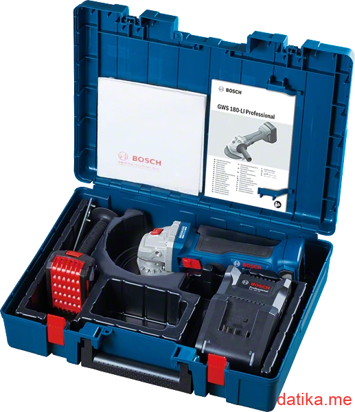Bosch GWS 180LI Brusilica ugaona akumulatorska 18V/1x4Ah 125mm