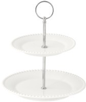 EASY LIFE ETAŽER ZA KOLAČE TIFFANY WHITE 16/21cm