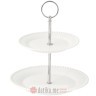 EASY LIFE ETAŽER ZA KOLAČE TIFFANY WHITE 16/21cm
