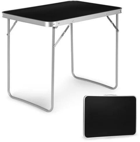 ModernHome SKLOPIVI PIKNIN STO, 70x50 cm, CRNI