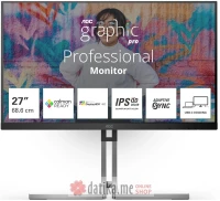 AOC Q27U3CV 27'' WQHD 2560x1440 IPS 75Hz Graphic Pro Monitor