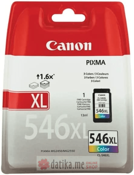 Canon CL-546XL, Ink Cartridge, Tri-colour in Podgorica Montenegro