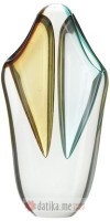 INART VAZA STAKLENA AMBER/TEAL 17Χ8Χ32