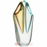 INART VAZA STAKLENA AMBER/TEAL 17Χ8Χ32