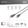 Digitus Kabel USB 2.0 connection cable, type A - B 0.5m Black
