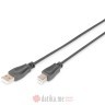 Digitus Kabel USB 2.0 connection cable, type A - B 0.5m Black