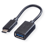  Value Cableadapter, USB 3.2 Gen 1, C-A, M/F, OTG, 0.15m 