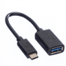  Value Cableadapter, USB 3.2 Gen 1, C-A, M/F, OTG, 0.15m  