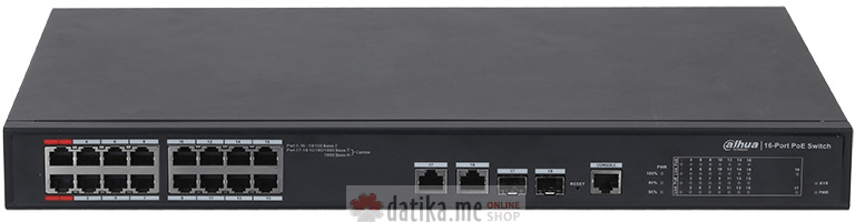 Dahua PFS4218-16ET-240-V3 16port PoE switch 