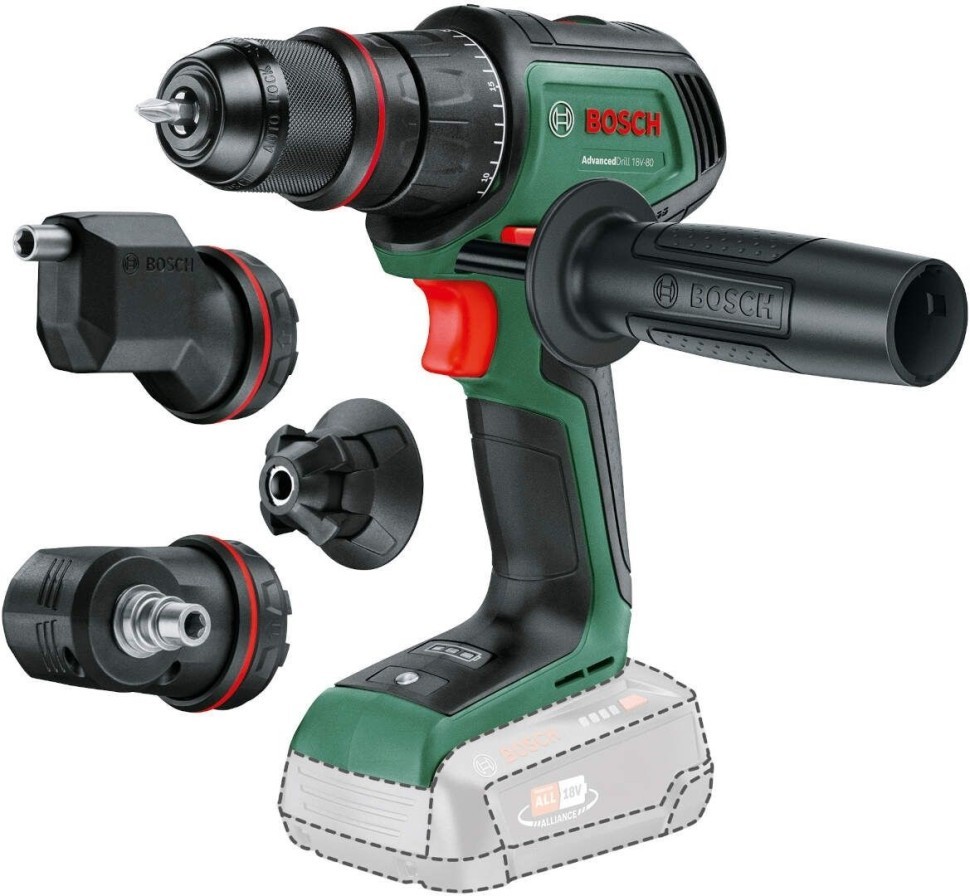 BOSCH Bušilica-odvijač akumulatorski 18V Adv.Drill 18V-80 Solo bez akumulatora i punjača (06039E2003)
