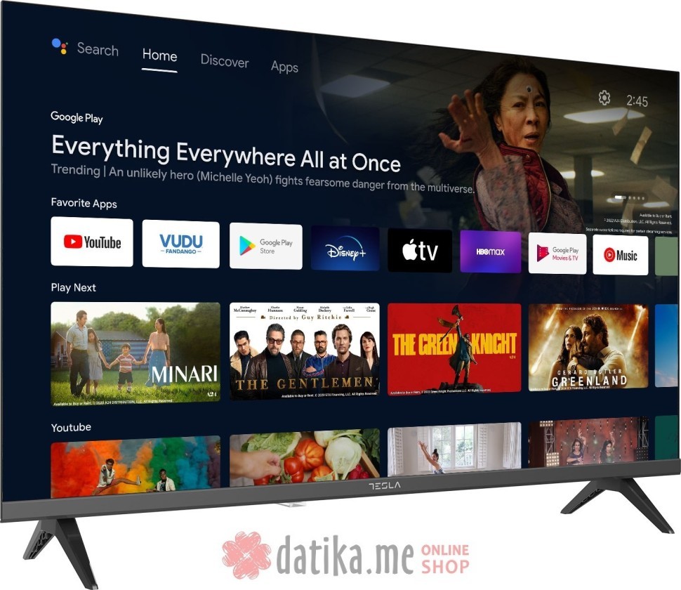 Tesla 32E635BHS LED 32" HD ready, Android Smart TV