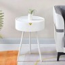 MODERNHOME Okrugli stočić sa uklonivim poklopcem 