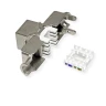 VALUE Keystone Jack, Cat.6A (Class EA), RJ-45, STP, tool-free, SLIM