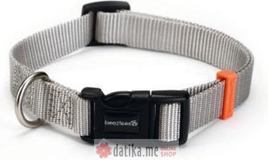 Beeztees OGRLICA ZA PSE UNI LIGHT GREY-20-30cmx10mm