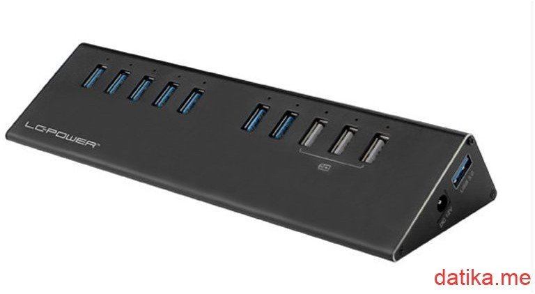 LC Power HUB LC-HUB-ALU-2B-10 USB 3.0 Aluminium в Черногории