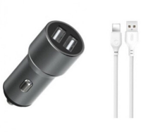 XO TZ09 Car charger + Lightning Cable 1m