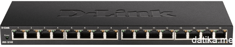 D-LINK DGS-1016S 16-port switch Gbit  в Черногории