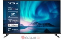 Tesla 32E645BHW LED TV 32" HD ready, WebOS smart, ThinQ AI, Air Play, Miracast, DVB-T2/C/S2