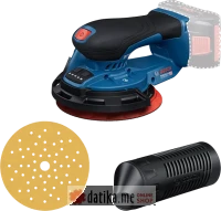BOSCH Ekscentar brusilica akum. Fi150mm18V GEX 18V-150-3