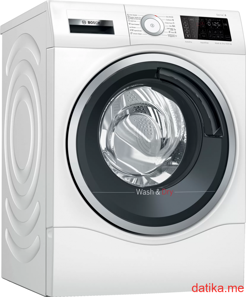 Bosch WDU8H541EU Mašina za pranje i sušenje veša Home Connect 10/6 kg, 1400 obr/min