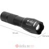 MAURER Lampa ručna baterijska 5W 300LUM ZOOM 3AA (bez baterija)