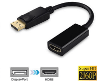 Fast Asia Adapter-konvertor Display Port na HDMI 4 K 