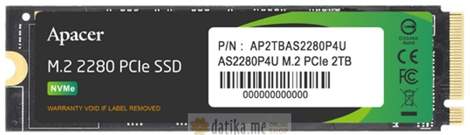 Apacer 1TB PRO M.2 PCIe, AS2280P4U   in Podgorica Montenegro