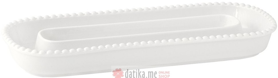 EASY LIFE POSUDA ZA MASLINE TIFFANY WHITE 30,5x12cm  в Черногории