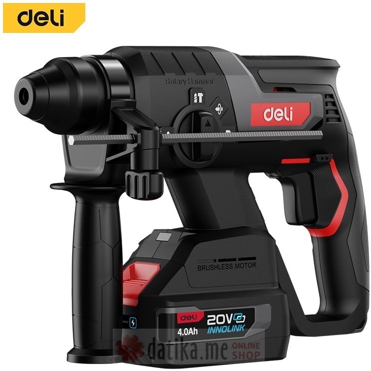 Akumulatorska udarna bušilica SDS+ 20V 4Ah DELI Supreme