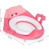 ECOTOYS ADAPTER ZA WC ŠOLJU SA RUKOHVATIMA, PINK 