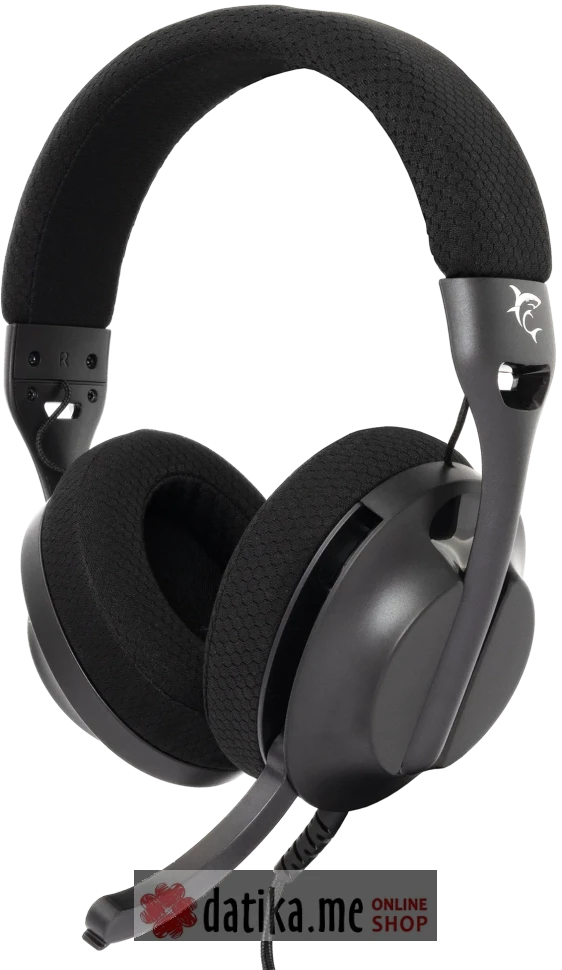 White Shark PARROT BLACK gaming headphones