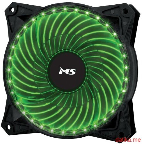 MS FREEZE L221 zeleni LED ventilator, MSC30018
