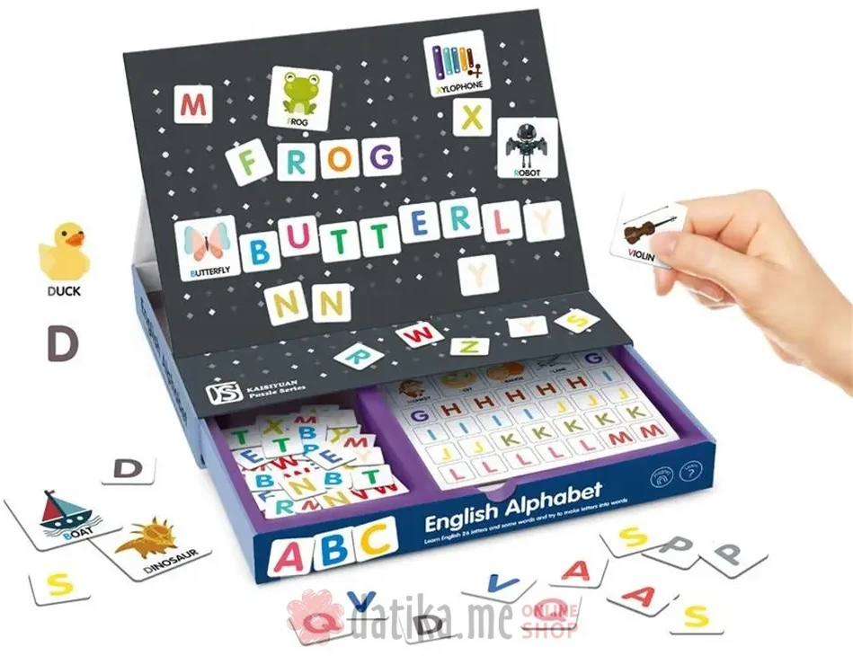 Igracka magnetne puzle engleski alfabet в Черногории