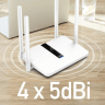 Cudy LT450 3G/4G LTE VPN ruter sa modemom (micro SIM slot do 150Mb/s)