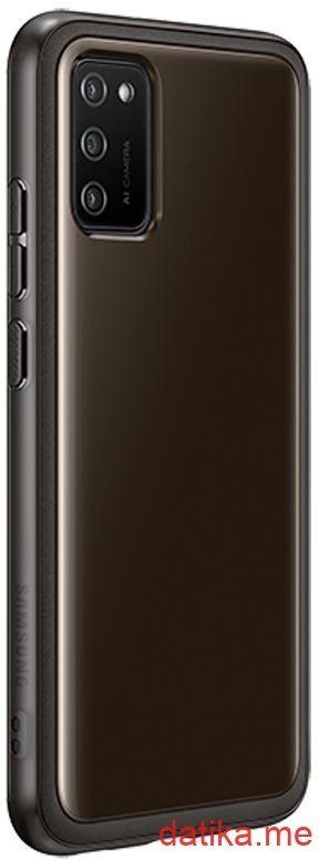 Samsung Soft Clear Cover A02s Black, EF-QA026TBEGEU 