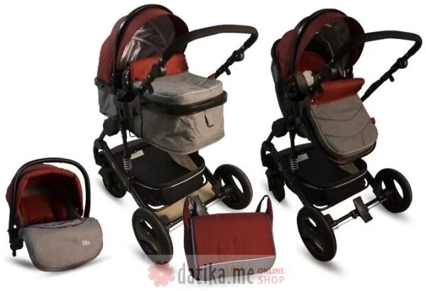 BBO Kolica za bebe 3u1 MATRIX (CR0006) crvena  в Черногории