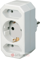 BORMANN BCR1105 Adapter za uticnicu sa tri utičnice IP20 16A/250V 