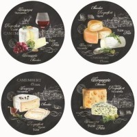 EASY LIFE SET CETIRI TANJIRA WORLD OF CHEESE 19cm 
