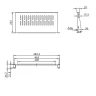 VALUE 19"-Fixed Shelf, 485 x 250mm, max. 10 kg, 1U, black