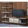 INART TV KOMODA DRVO/METAL NATURAL/CRNA 180X38X150