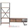 INART TV KOMODA DRVO/METAL NATURAL/CRNA 180X38X150