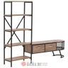 INART TV KOMODA DRVO/METAL NATURAL/CRNA 180X38X150