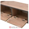 INART TV KOMODA DRVO/METAL NATURAL/CRNA 180X38X150