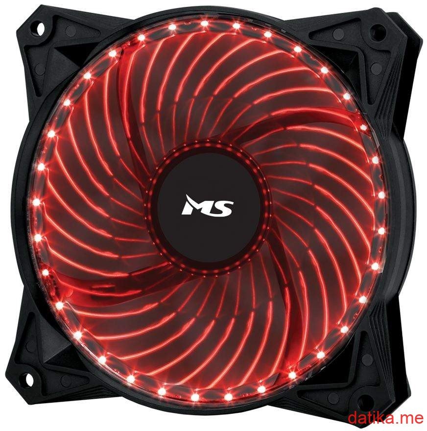 MS FREEZE L222 crveni LED ventilator, MSC30017