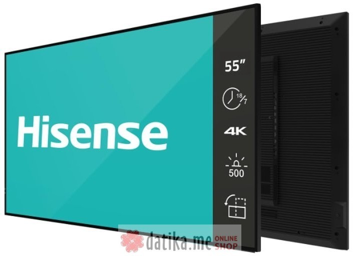 HISENSE 55 inča 55GM50D 4K UHD 500 nita Digital Signage Display - 18/7 Operation