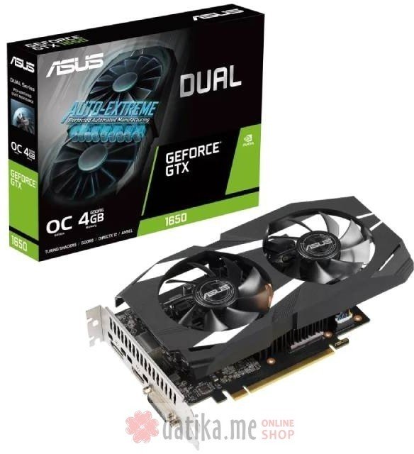 Asus DUAL-GTX1650-O4GD6-P Graficka kartica