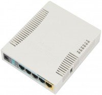 MikroTik 2.4GHz AP with five Ethernet ports and PoE output on port 5 (RB951Ui-2HnD)
